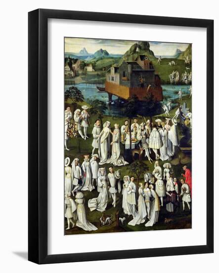 The Garden of Love at the Court of Philip the Good, in the Gardens of the Chateau De Hesdin in 1431-null-Framed Giclee Print
