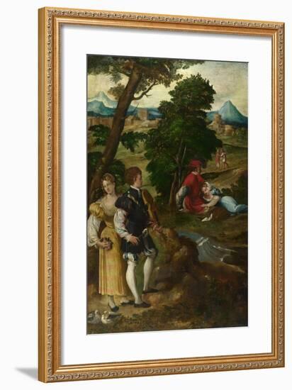 The Garden of Love, C. 1535-1550-Bernardino da Asola-Framed Giclee Print