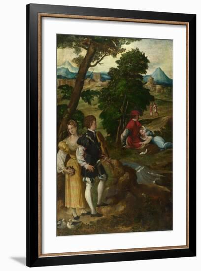 The Garden of Love, C. 1535-1550-Bernardino da Asola-Framed Giclee Print