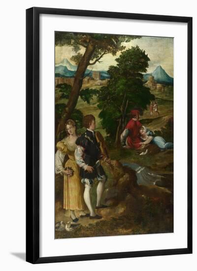 The Garden of Love, C. 1535-1550-Bernardino da Asola-Framed Giclee Print