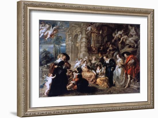 The Garden of Love, C1630-Peter Paul Rubens-Framed Giclee Print