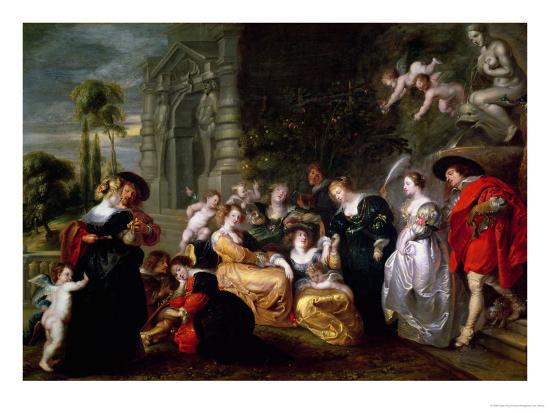 The Garden Of Love Giclee Print By Peter Paul Rubens Artcom - 