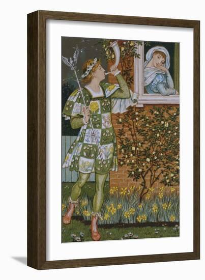 The Garden of Love-Walter Crane-Framed Giclee Print