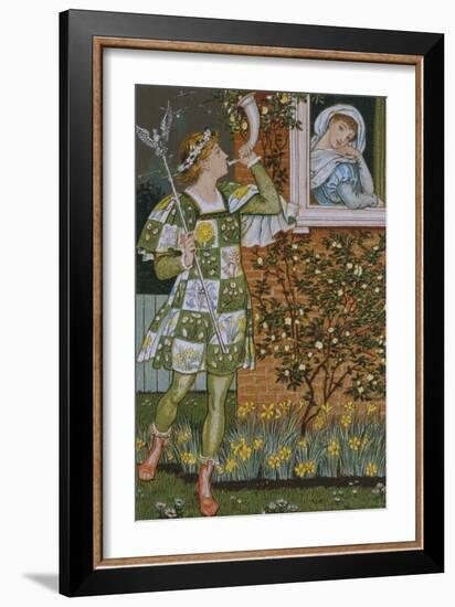 The Garden of Love-Walter Crane-Framed Giclee Print