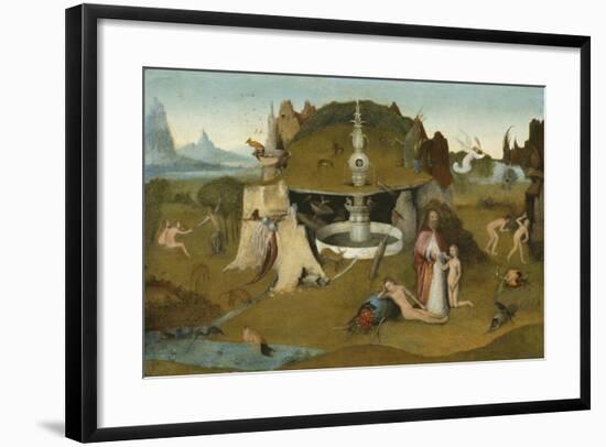 The Garden of Paradise, 1510-20-Hieronymus Bosch-Framed Giclee Print