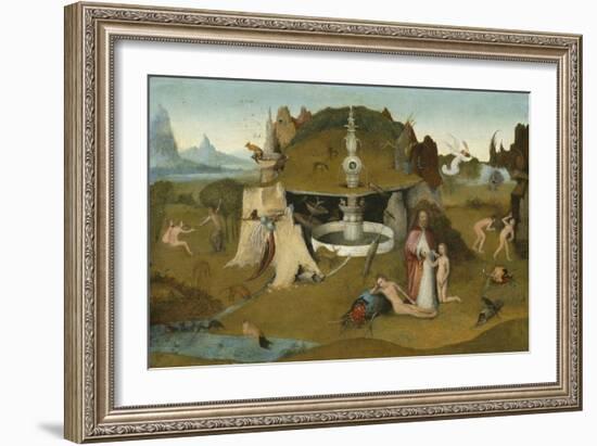 The Garden of Paradise, 1510-20-Hieronymus Bosch-Framed Giclee Print