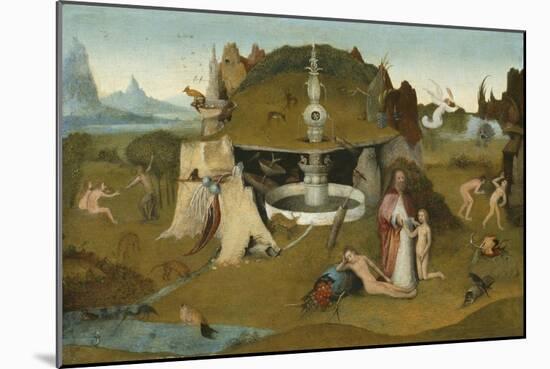 The Garden of Paradise, 1510-20-Hieronymus Bosch-Mounted Giclee Print