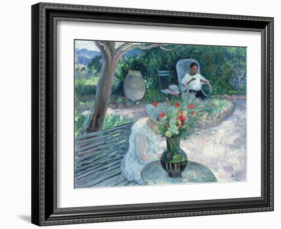 The Garden of Pradet, C.1923-Henri Lebasque-Framed Giclee Print