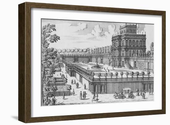 The Garden of Rome; Li Giardini Di Roma-Giovanni Battista Falda-Framed Giclee Print