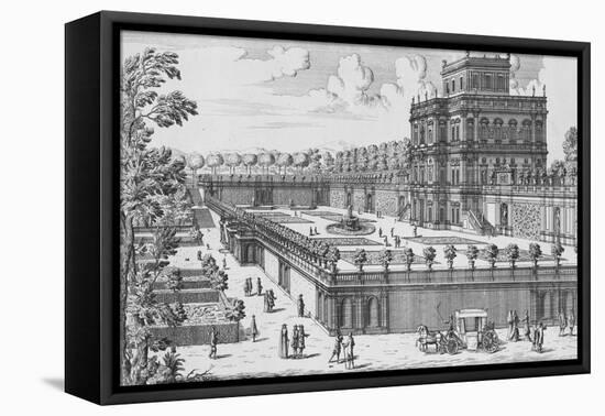 The Garden of Rome; Li Giardini Di Roma-Giovanni Battista Falda-Framed Premier Image Canvas