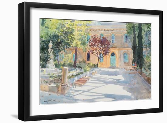 The Garden of Saint Anne?S Church, Jerusalem, 2019 (W/C on Paper)-Lucy Willis-Framed Giclee Print