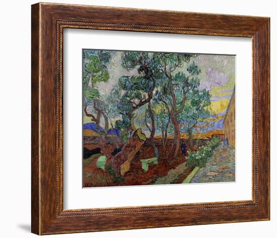 The Garden of Saint Paul's Hospital II-Vincent van Gogh-Framed Giclee Print