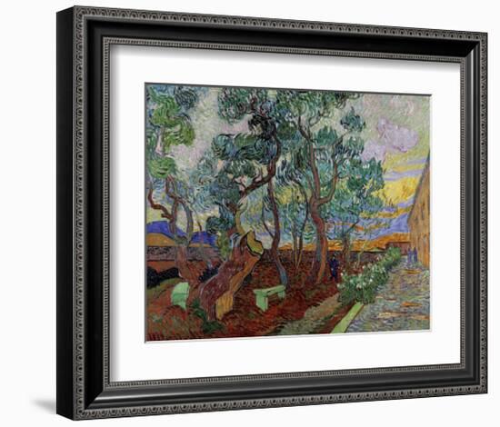 The Garden of Saint Paul's Hospital II-Vincent van Gogh-Framed Giclee Print