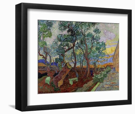 The Garden of Saint Paul's Hospital II-Vincent van Gogh-Framed Giclee Print