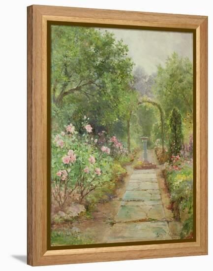 The Garden Path-Ernest Walbourn-Framed Premier Image Canvas