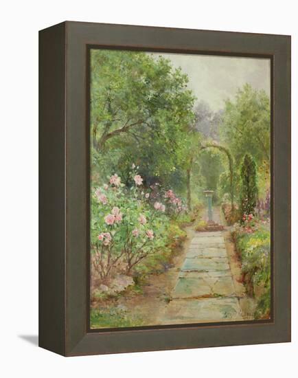 The Garden Path-Ernest Walbourn-Framed Premier Image Canvas