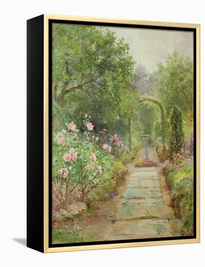 The Garden Path-Ernest Walbourn-Framed Premier Image Canvas