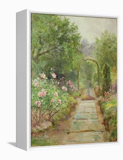 The Garden Path-Ernest Walbourn-Framed Premier Image Canvas