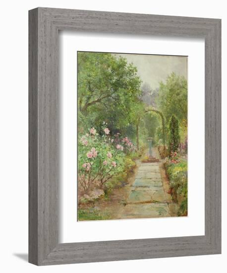 The Garden Path-Ernest Walbourn-Framed Premium Giclee Print