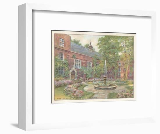 'The Garden, Staple Inn, Holborn', 1929-Unknown-Framed Giclee Print