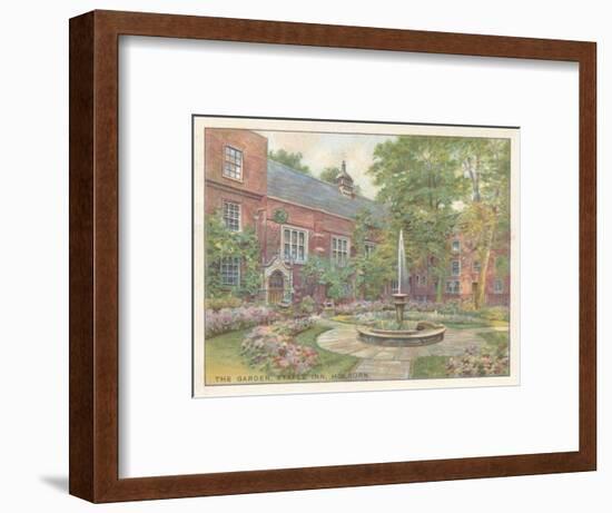 'The Garden, Staple Inn, Holborn', 1929-Unknown-Framed Giclee Print