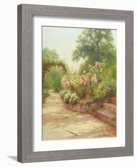 The Garden Steps-Ernest Walbourn-Framed Giclee Print