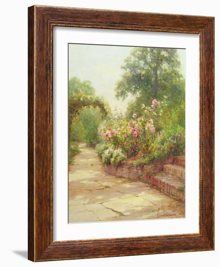 The Garden Steps-Ernest Walbourn-Framed Giclee Print