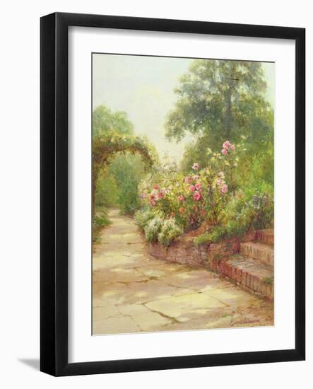 The Garden Steps-Ernest Walbourn-Framed Giclee Print