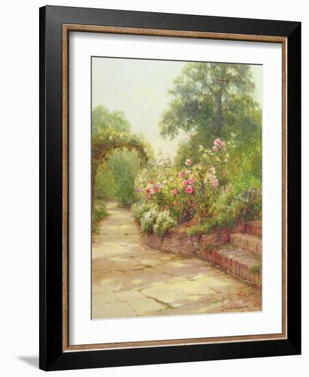 The Garden Steps-Ernest Walbourn-Framed Giclee Print