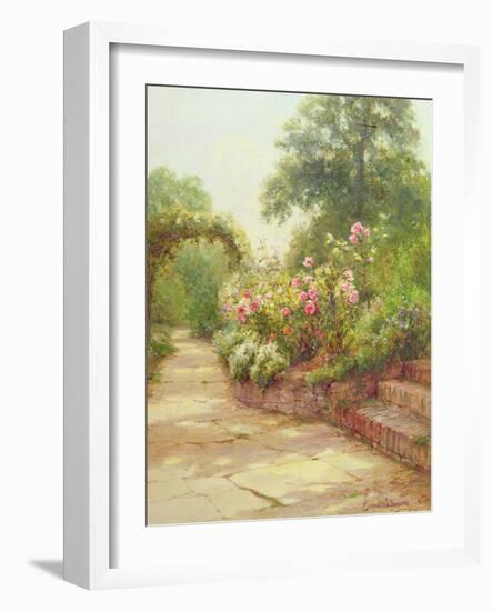 The Garden Steps-Ernest Walbourn-Framed Giclee Print