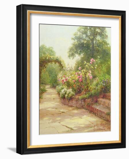 The Garden Steps-Ernest Walbourn-Framed Giclee Print