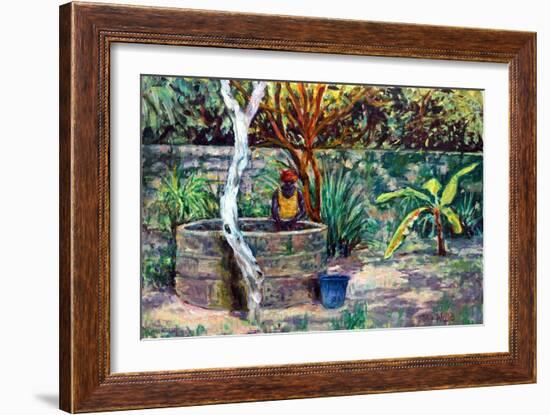 The Garden Well, 2017-Tilly Willis-Framed Giclee Print