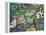 The Garden with Birds and Butterflies-Hilary Jones-Framed Premier Image Canvas