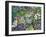 The Garden with Birds and Butterflies-Hilary Jones-Framed Giclee Print