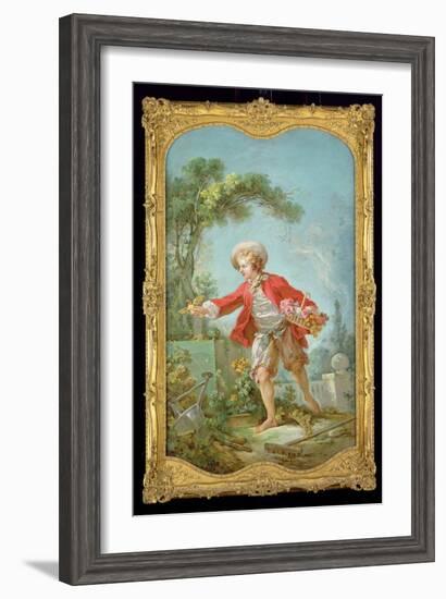 The Gardener, 1754/55-Jean-Honoré Fragonard-Framed Giclee Print