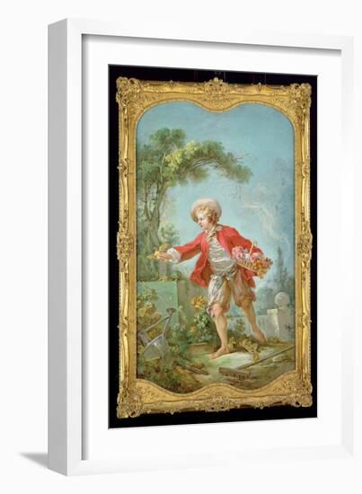 The Gardener, 1754/55-Jean-Honoré Fragonard-Framed Giclee Print