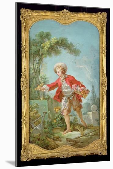 The Gardener, 1754/55-Jean-Honoré Fragonard-Mounted Giclee Print