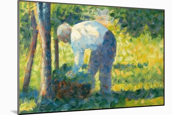 The Gardener, 1882-83-Georges Pierre Seurat-Mounted Giclee Print