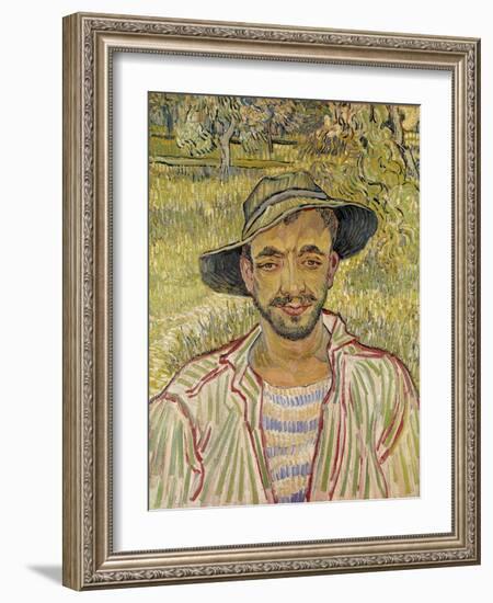 The Gardener by Vincent Van Gogh-null-Framed Giclee Print