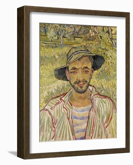 The Gardener by Vincent Van Gogh-null-Framed Giclee Print