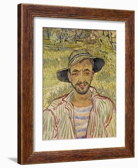 The Gardener by Vincent Van Gogh-null-Framed Giclee Print