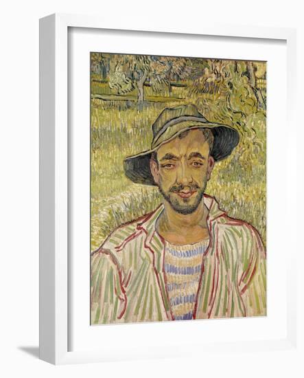 The Gardener by Vincent Van Gogh-null-Framed Giclee Print