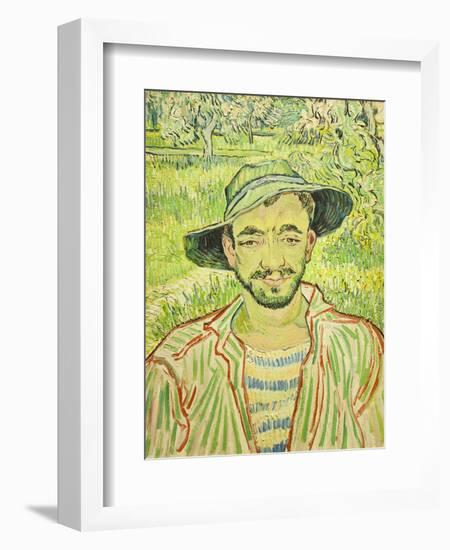 The Gardener, or Young Peasant, 1889-Vincent van Gogh-Framed Giclee Print