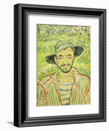 The Gardener, or Young Peasant, 1889-Vincent van Gogh-Framed Giclee Print