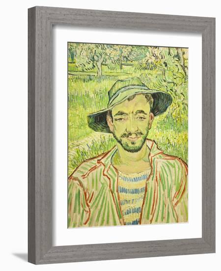 The Gardener, or Young Peasant, 1889-Vincent van Gogh-Framed Giclee Print