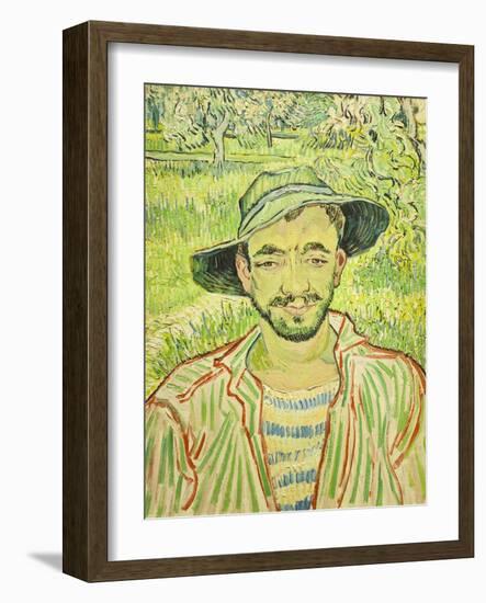 The Gardener, or Young Peasant, 1889-Vincent van Gogh-Framed Giclee Print