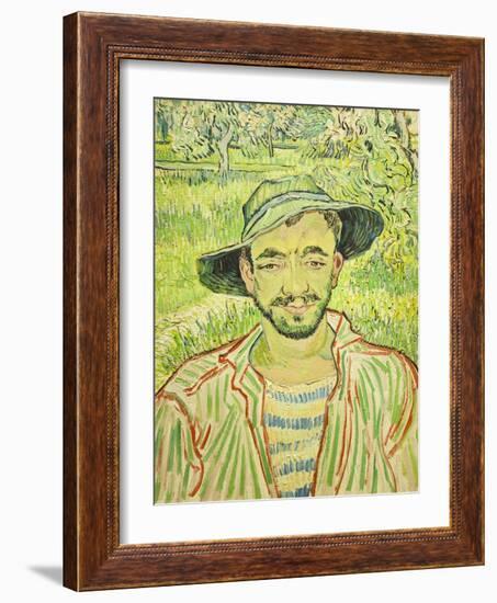 The Gardener, or Young Peasant, 1889-Vincent van Gogh-Framed Giclee Print