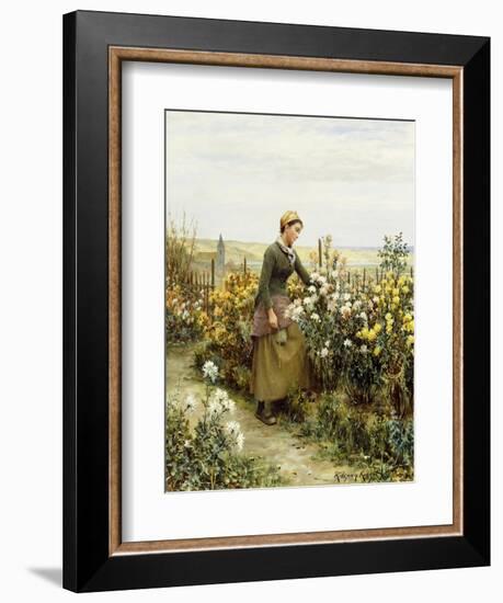 The Gardener's Daughter-Daniel Ridgway Knight-Framed Giclee Print