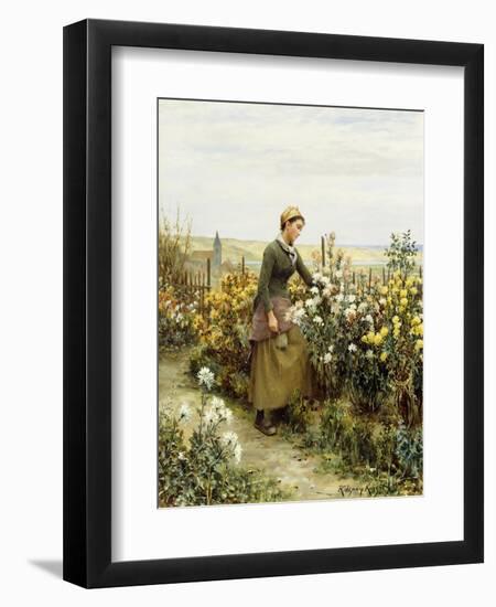 The Gardener's Daughter-Daniel Ridgway Knight-Framed Giclee Print