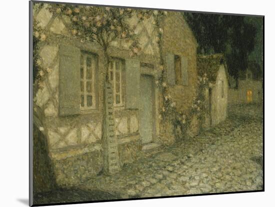 The Gardener's House in the Moonlight-Henri Eugene Augustin Le Sidaner-Mounted Giclee Print